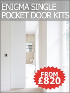 Single Enigma Pocket Door