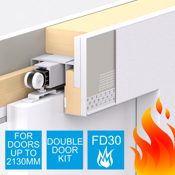 Selo Enigma Concealed Frame Pocket Door FD30