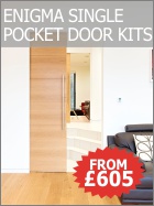 Singe Enigma Pocket Door Kit